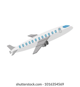 airplane taking off icon