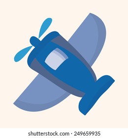 airplane theme elements vector,eps