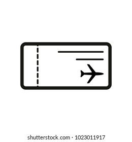 airplane ticket icon