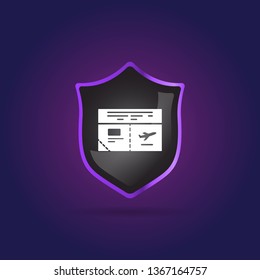 airplane ticket icon
