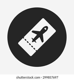 airplane ticket icon