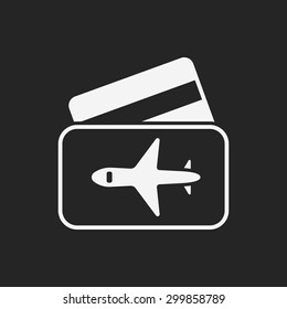 airplane ticket icon