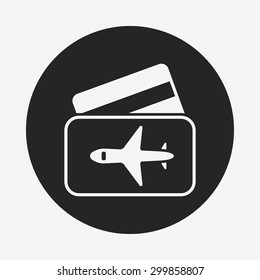 airplane ticket icon