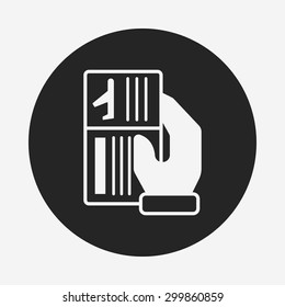 airplane ticket icon