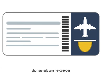 airplane ticket icon