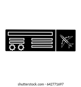 airplane ticket icon