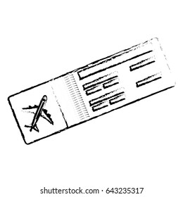 airplane ticket icon