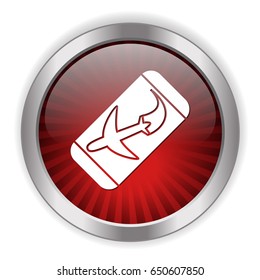 airplane ticket icon