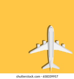 airplane top view