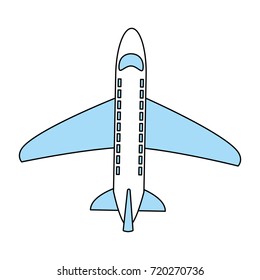airplane topview icon image