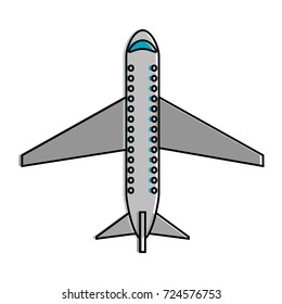 airplane topview icon image