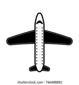 airplane topview icon image