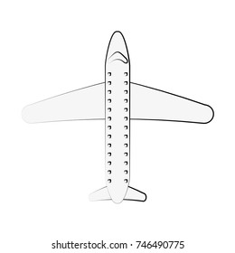 airplane topview icon image 