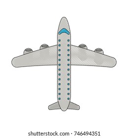 airplane topview icon image