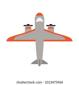 Airplane topview symbol
