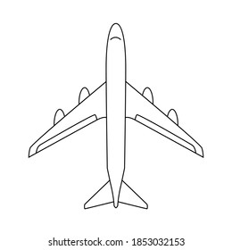 Airplane Transport Icon Vector Illustration EPS10