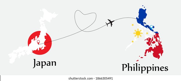 travel time from japan to philippines