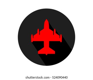airplane transport transportation vehicle conveyance image vector icon logo
