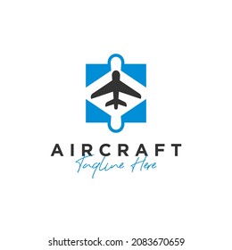 airplane transportation inspiration illustration logo design