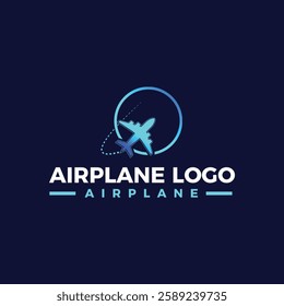 Airplane Travel Agency Logo design Travel logo icon design Royalty