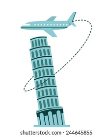 airplane travel design, vector illustration eps10 graphic