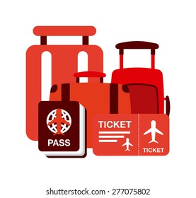 airplane travel design, vector illustration eps10 graphic 
