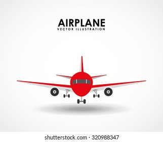 airplane travel design, vector illustration eps10 graphic 