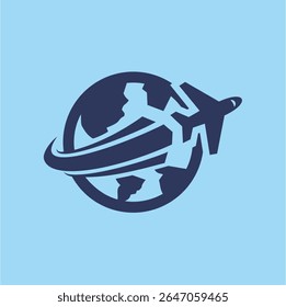 Airplane Travel Logos generally feature elements that reflect air travel, such as: Airplane silhouettes, Wings or curved lines, Dynamic colors, Globes or route lines and Modern typography.