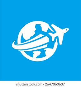 Airplane Travel Logos generally feature elements that reflect air travel, such as: Airplane silhouettes, Wings or curved lines, Dynamic colors, Globes or route lines and Modern typography.