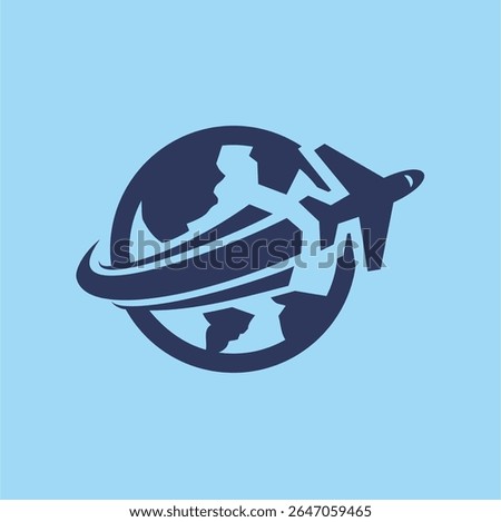 Airplane Travel Logos generally feature elements that reflect air travel, such as: Airplane silhouettes, Wings or curved lines, Dynamic colors, Globes or route lines and Modern typography.