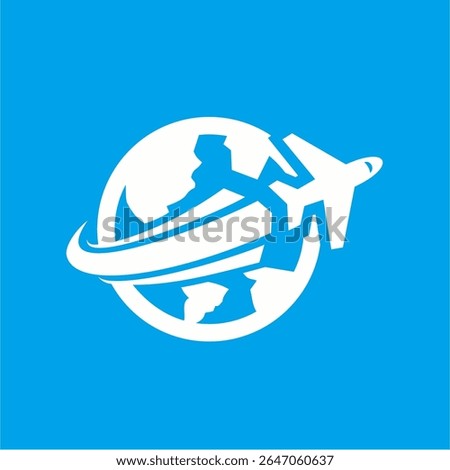 Airplane Travel Logos generally feature elements that reflect air travel, such as: Airplane silhouettes, Wings or curved lines, Dynamic colors, Globes or route lines and Modern typography.
