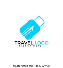 airplane travel logo.vector illustration EPS 10