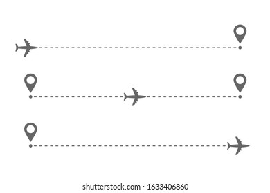 Airplane travel, tourism, transport concept. White isolated background.