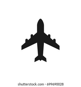 airplane and travel vector logo.