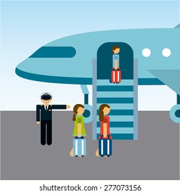 airplane travle design, vector illustration eps10 graphic 