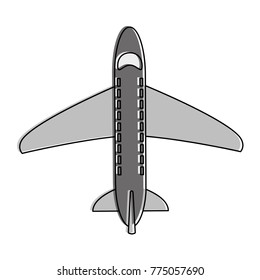 Airplane with turbines