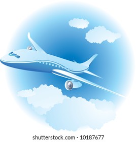 Airplane. Vector. svg