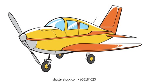 Airplane vector
