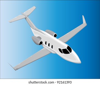 Airplane vector