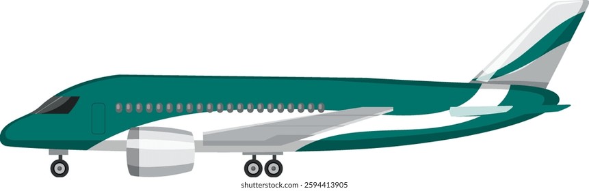 An airplane vector art design