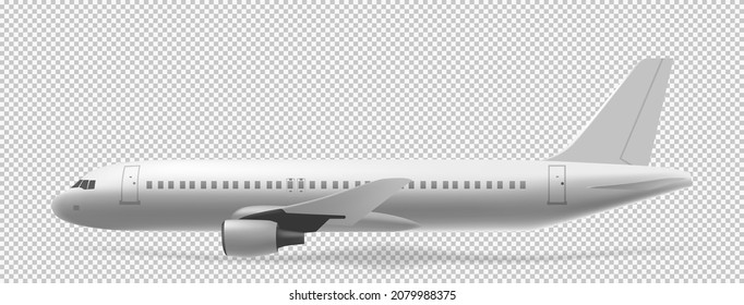 Airplane vector design illustration isolated on transparent background