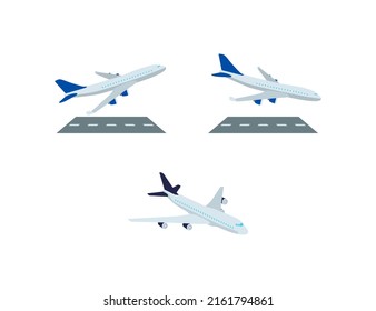 Airplane Vector Emoji Set Illustrations. Plane Emoticons