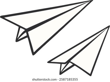 Airplane vector in EPS format featuring a sleek and modern aircraft design. 