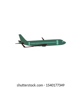Airplane vector eps10. Transportation concept, plane.