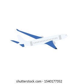 Airplane vector eps10. Transportation concept, plane.