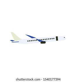 Airplane vector eps10. Transportation concept, plane.