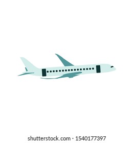 Airplane vector eps10. Transportation concept, plane.