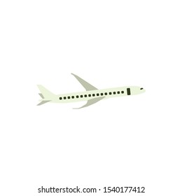 Airplane vector eps10. Transportation concept, plane.