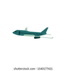 Airplane vector eps10. Transportation concept, plane.