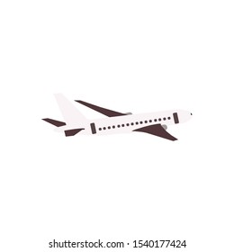 Airplane vector eps10. Transportation concept, plane.
